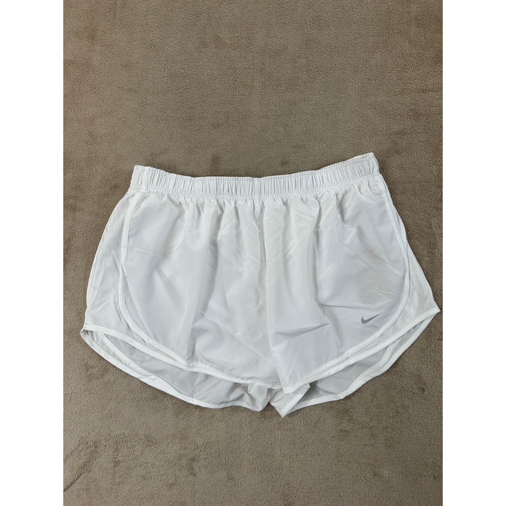 Nike Dri-FIT Tempo Running Shorts 3"‎ Women's Size XL White Workout Gym NEW